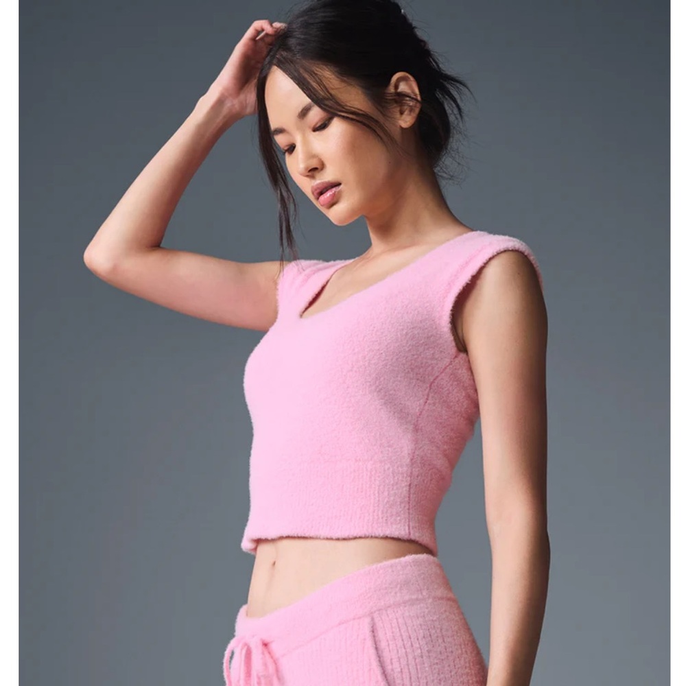 🎀Alo yoga Snuggle Up Sweater Short Sleeve - Picture 2 of 6